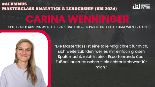 Unsere Alumni - Carina Wenniger