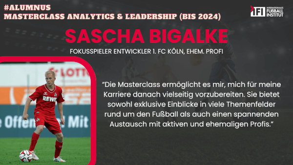 Unsere Alumni - Sascha Bigalke