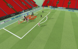 Arsenal Positionierung bei Ecke offensiv (1)